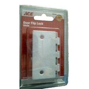 ACE 2-3/4" Door Flip Lock White    (5424155)  FS